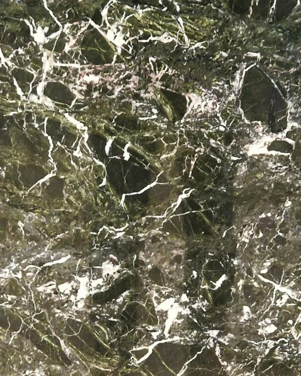 Verde Lepanto Marble — material sample, Flame Tree Ridge