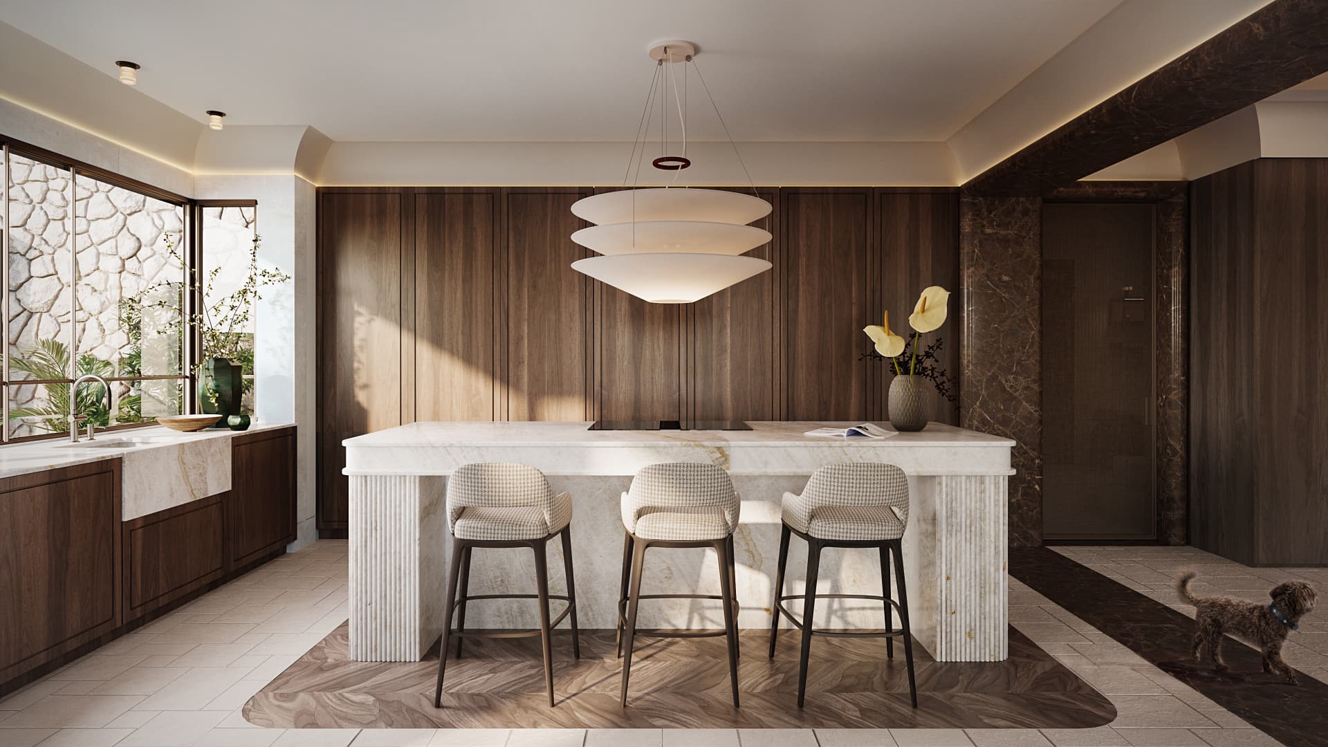 Flame Tree Ridge kitchen, Jumeirah Golf Estates, Dubai