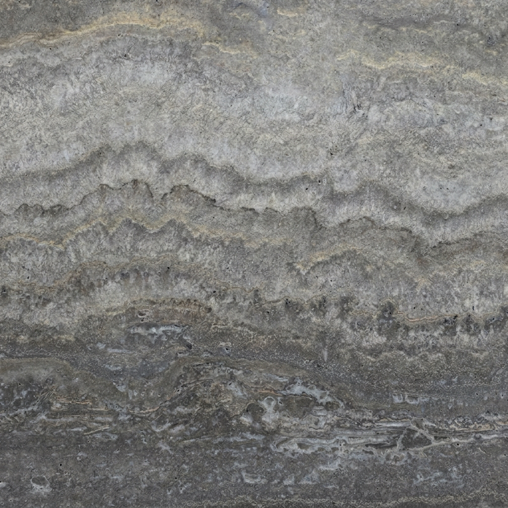 Grey Travertine — material sample, Bvlgari Residences 2